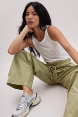 Gray Weekend Poplin Pant Pant