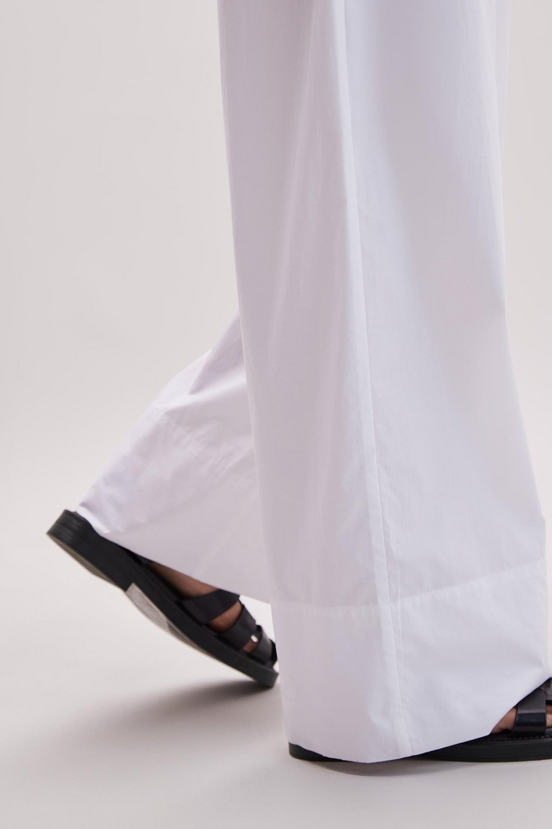 Light Gray Weekend Poplin Pant Pant