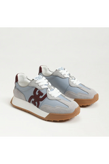 Langley Lace Up Sneaker | Vault Blue/Grey Nylon/Suede