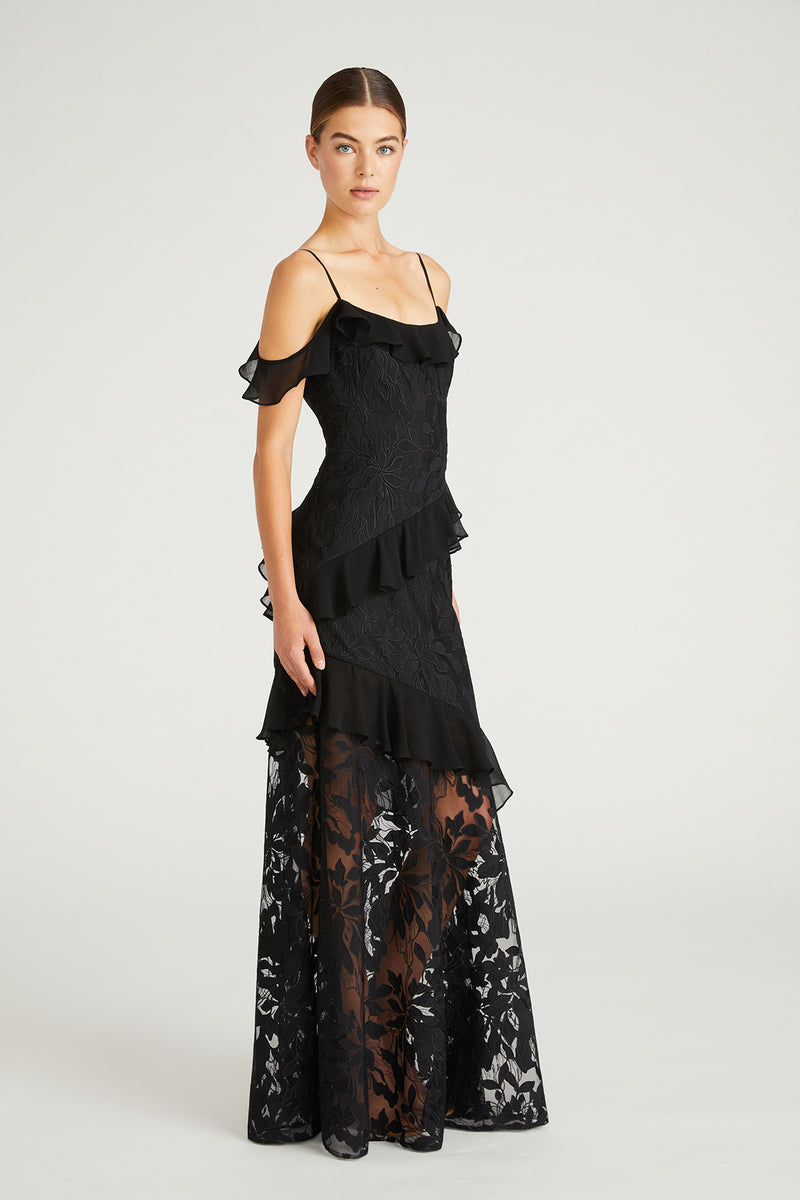 Light Gray Sienna | Tulle Long Dress Formal Dress