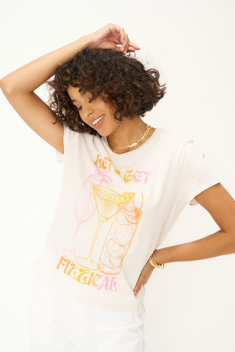 Seashell Lets Get Fizzical Tee Graphic Tee