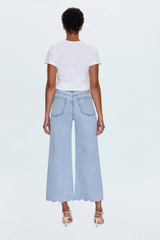 Lavender Lana Crop Cuff High Rise Ultra Wide Leg | Sun Kissed Vintage Jeans