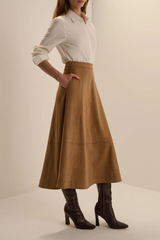 Gray The Aspen Skirt Midi Dress