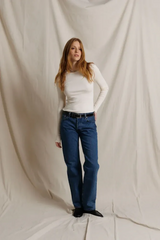 Ivanna Micro Modal Rib Long Sleeve T Shirt