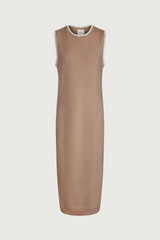 Beige Dwight Tank Knit Dress Midi Dress