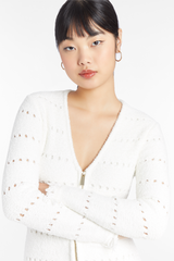 White Smoke Murphy Knit Dress Mini Dress