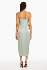 White Smoke Ivy Dress Midi Dress