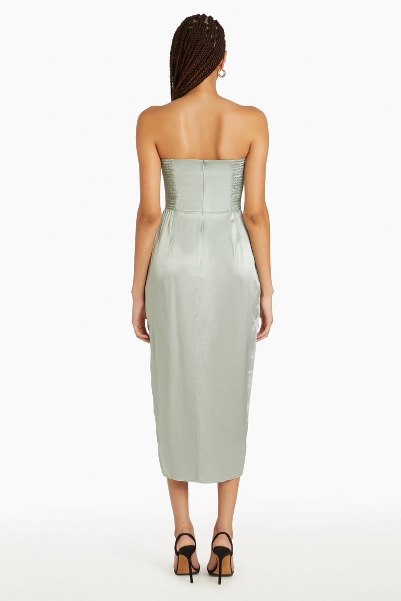 White Smoke Ivy Dress Midi Dress