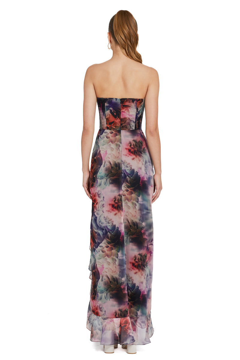Rosy Brown Eden | Strapless Gown Formal Dress