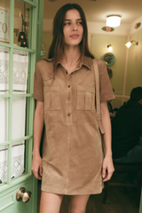Sienna Leone Suede Mini Dress Mini Dress