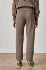 Gray Front Seamed Pocket Pant Pant