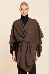Antique White Knit Wrap Shawl