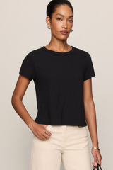 Black Junie Slub Tee Tee