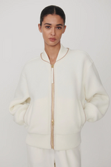 Light Gray Klaudia Fleece Jacket Jacket