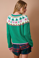 Tan The Merry Little Cardigan Sweater