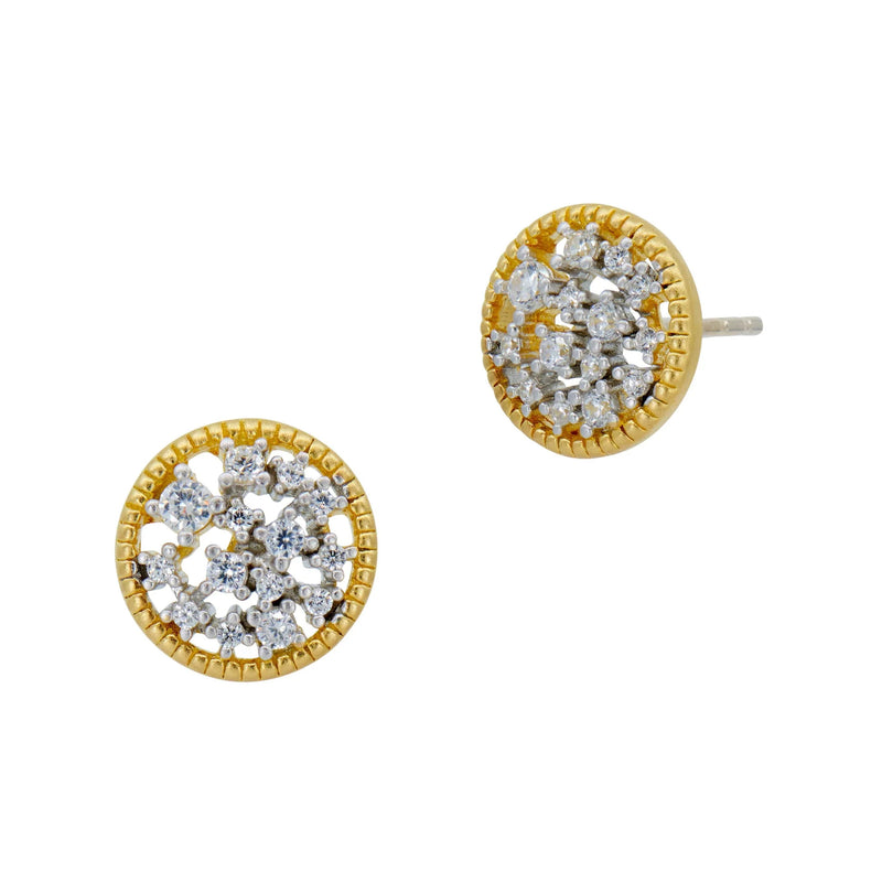 Rosy Brown Shining Hope Stud Earrings Earrings