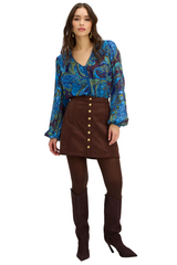White Smoke Carla Skirt Mini Skirt