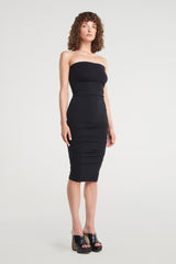 Light Gray Fatal Dress Midi Dress