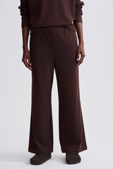 Light Gray Brushed Rib Wide Leg Pant 28 Pant