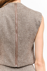 Madi Sleeveless Mock Neck Top Top