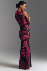 Dim Gray Savy Top in Pink/Multi Top