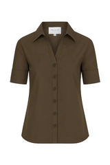 Dark Olive Green The Short Sleeve Shirt Shirt