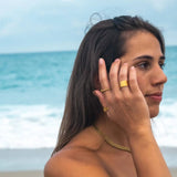 Light Gray Sunbather Waterproof Ring: Thick Ring