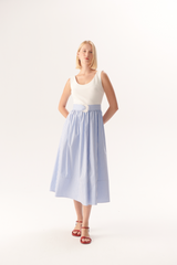 White Smoke Harper K Dress Midi Dress