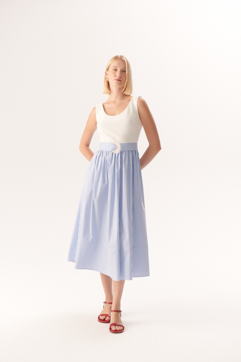 White Smoke Harper K Dress Midi Dress