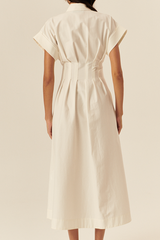 Light Gray Samantha Dress Midi Dress