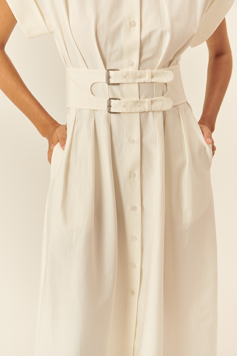 Wheat Samantha Dress Midi Dress