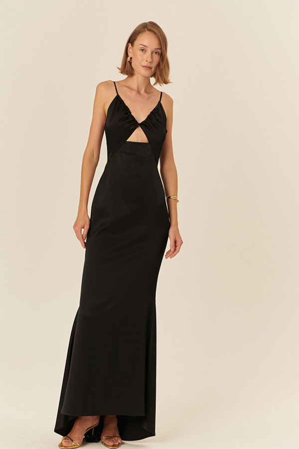 Light Gray Itzel Dress Maxi Dress