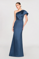 Cathy | One Shoulder Bow Dress