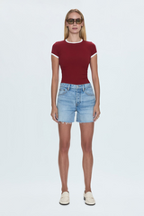Lavender Andie High Rise Vintage Cut Off Short | Notion Short