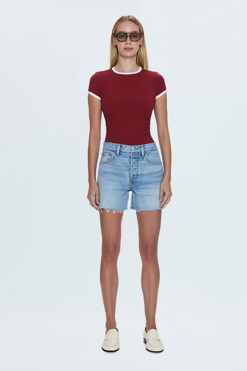 Lavender Andie High Rise Vintage Cut Off Short | Notion Short