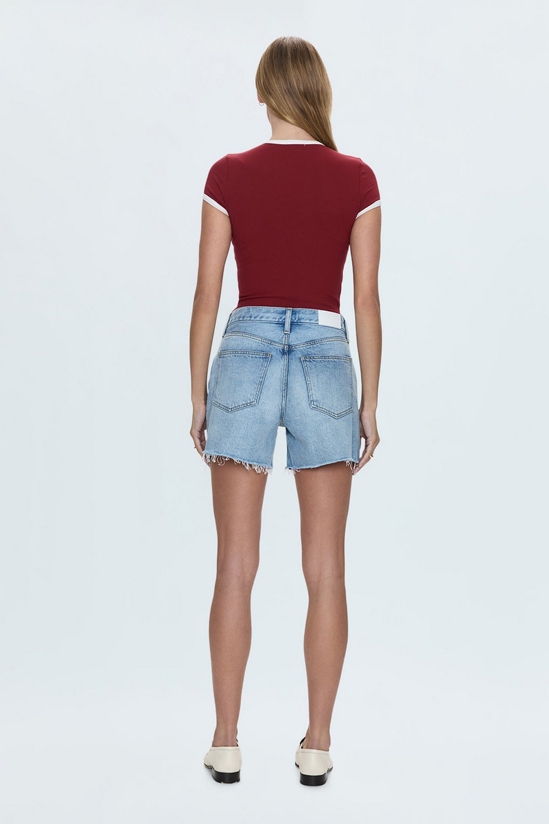 Lavender Andie High Rise Vintage Cut Off Short | Notion Short