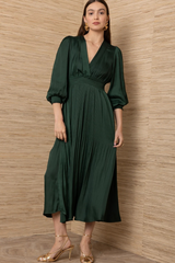 Tan Adriel Solid Maxi Dress Maxi Dress