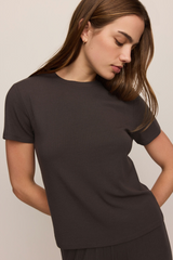 Dark Slate Gray Just Right Rib Tee Tee