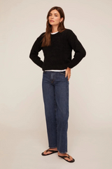 Light Gray Drop Shoulder Sweater Sweater