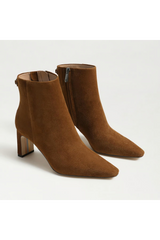 Saige Ankle Booties | Warm Nutmeg Suede