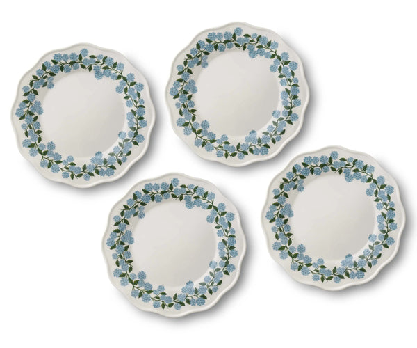 Light Gray Hydranega Melamine Dinner Plates Plate