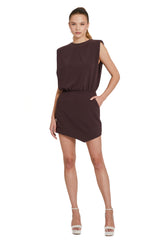 Rosy Brown Aisling Dress Mini Dress