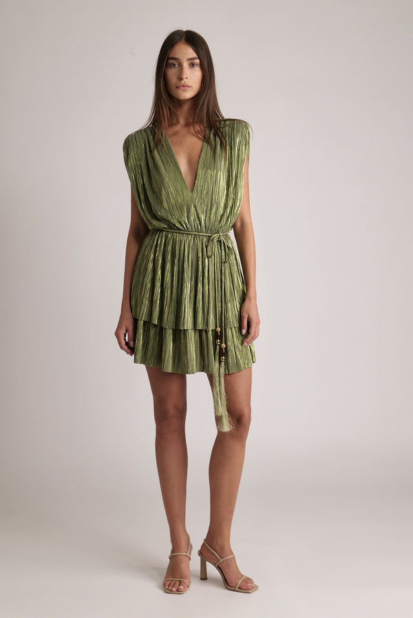 Gray Dalit Dress Mini Dress
