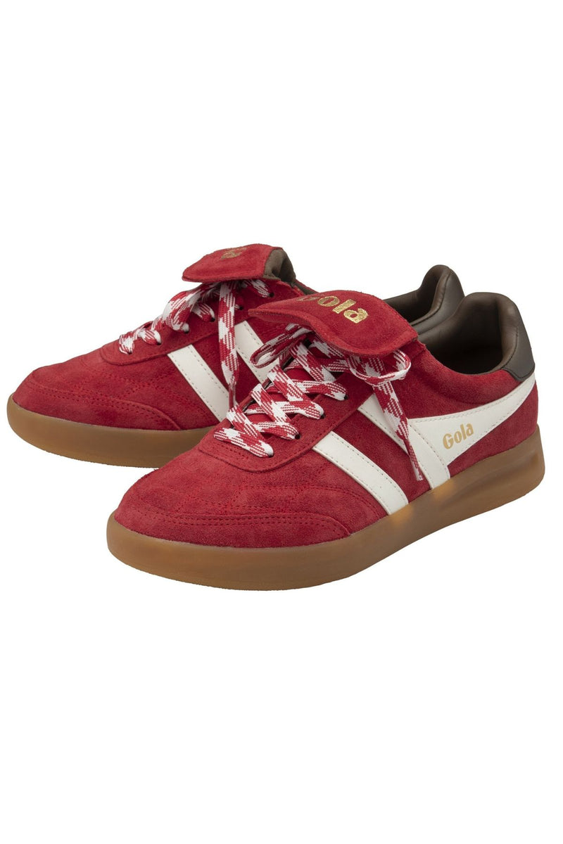 Brown Stadia '86 Sneaker | Red/Off White/Dark Brown/Gum Sneaker