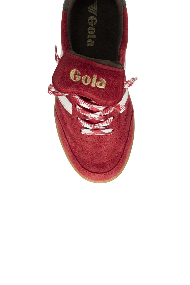 Brown Stadia '86 Sneaker | Red/Off White/Dark Brown/Gum Sneaker
