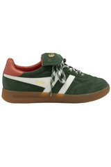 Dark Slate Gray Stadia '86 Sneaker | Evergreen/Off White/Hot Coral/Gum Sneaker