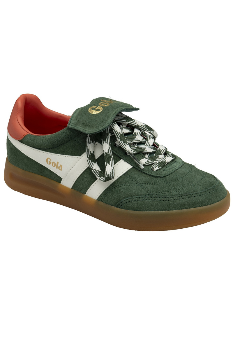 Dark Slate Gray Stadia '86 Sneaker | Evergreen/Off White/Hot Coral/Gum Sneaker