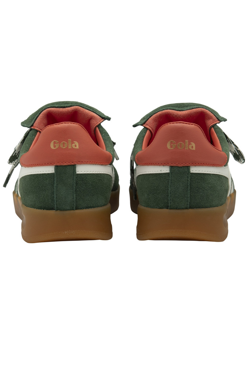 Saddle Brown Stadia '86 Sneaker | Evergreen/Off White/Hot Coral/Gum Sneaker