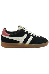 White Smoke Cyclone Sneaker | Black/ Off White/Coral/Gum Shoe
