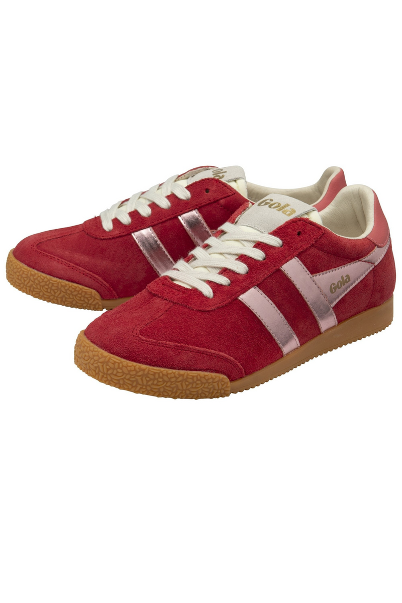 Brown Elan Glitz Sneaker | Red/Pink/Coral Sneaker